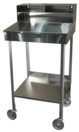 Receivers Desk shown with Mobile Stand